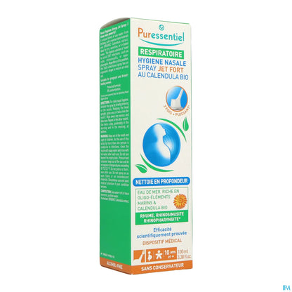 Hygiène Nasale Spray Jet Fort au Calendula Bio 100ml