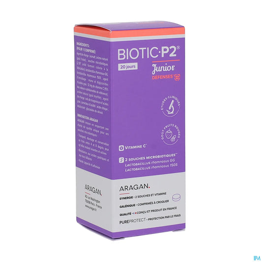 Biotic P2 Junior Defenses Box of 20 Tablets