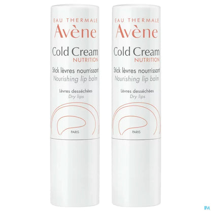 Cold Cream Stick Lèvres Nutrition Lot de 2x4g