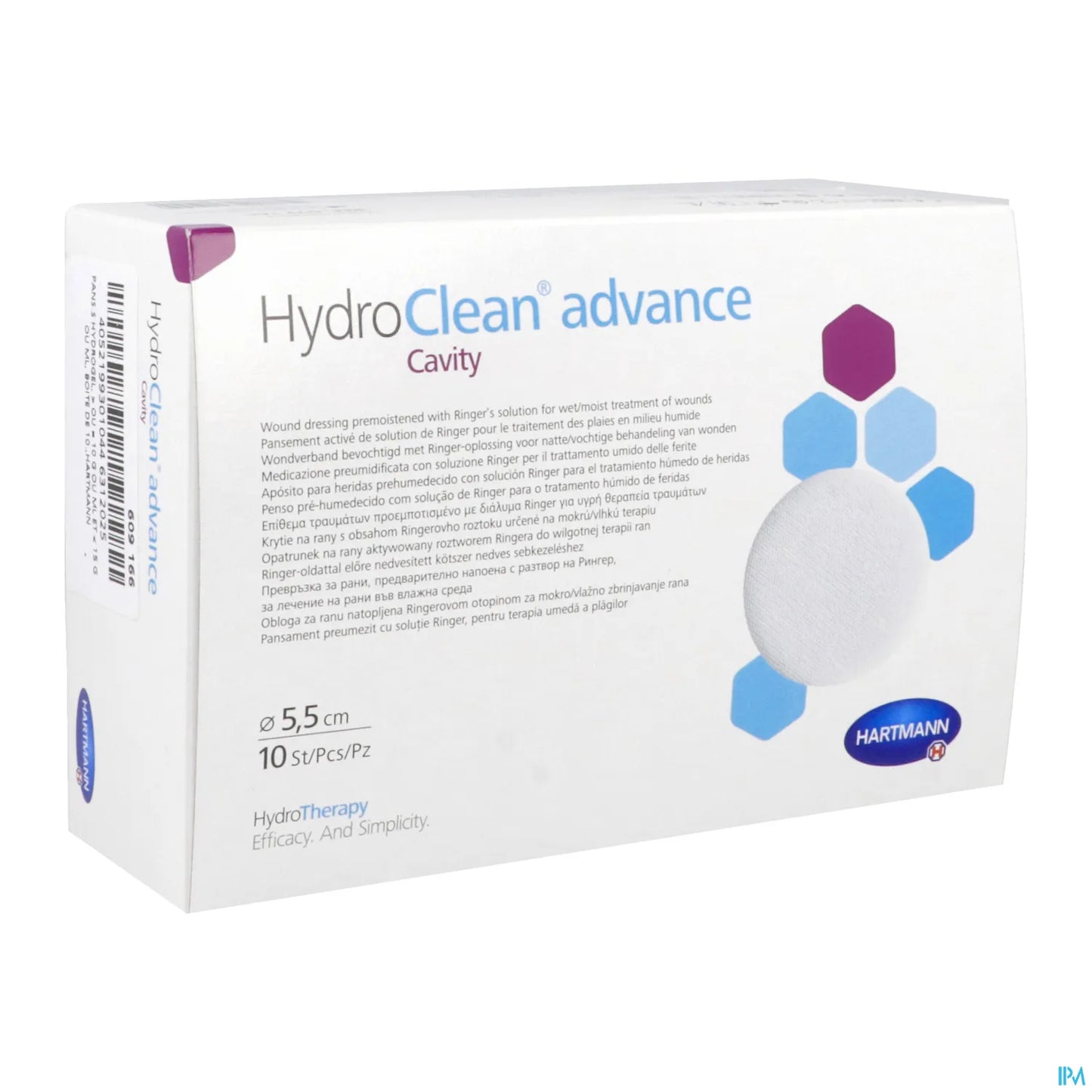 Hydroclean Advance Cavity 5,5 cm Boite de 10