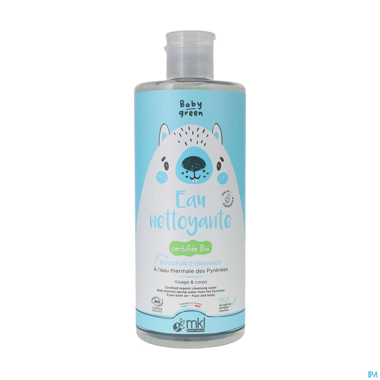 Baby Green Eau Nettoyante Bio 1L