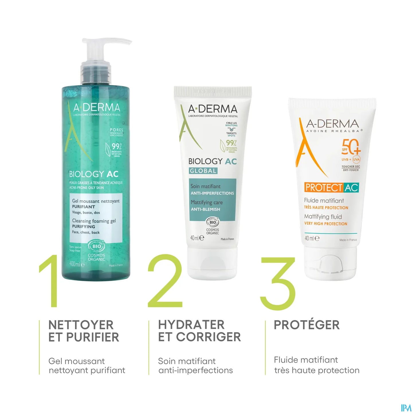 Biology Acné Gel Moussant 400 ml