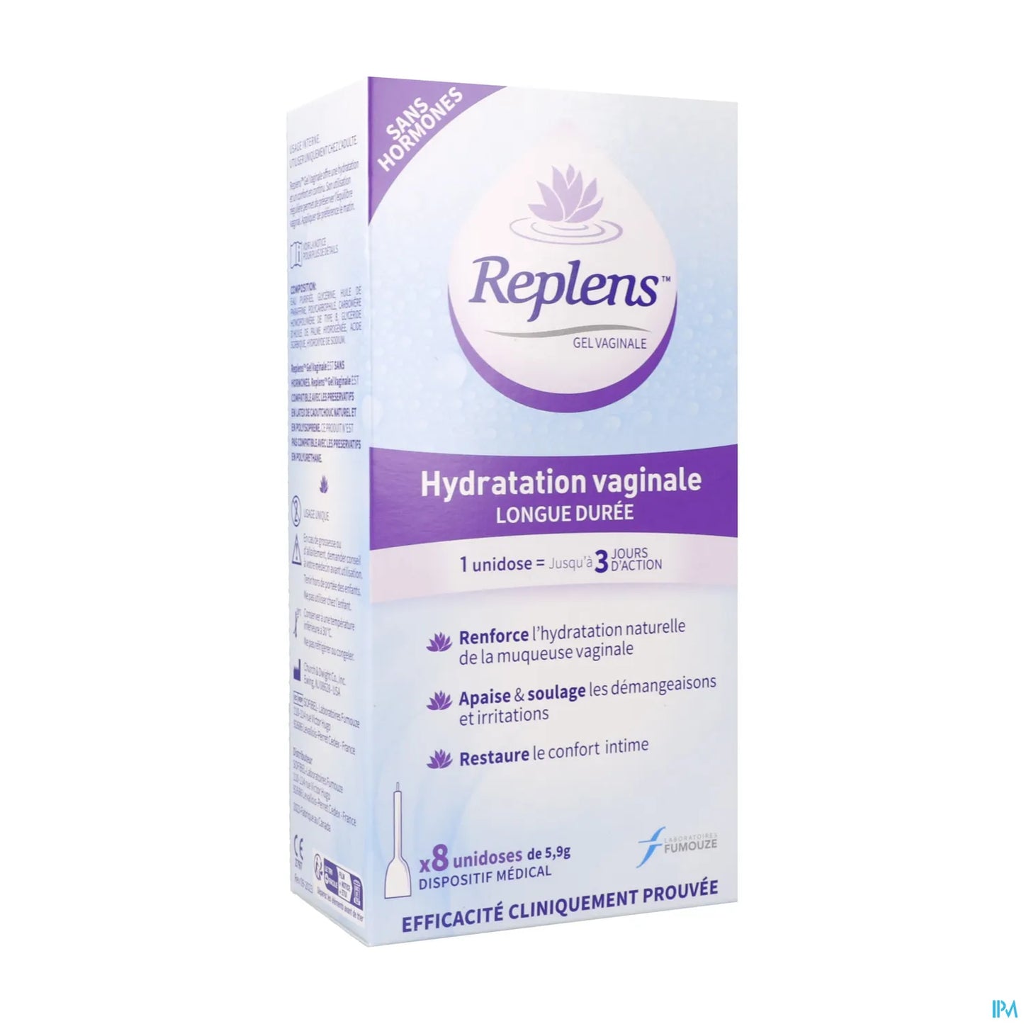 Gel Vaginal Hydratant 8 Unidoses de 2,5g