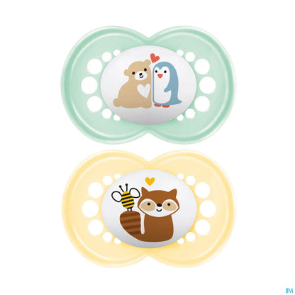 Sucette Original Classique 6M Silicone 2 Pièces