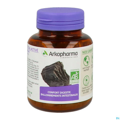 Arkogélules Organic Activated Vegetable Charcoal 80 Capsules