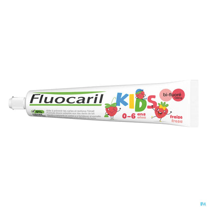 Kids Dentifrice Gel Fraise 0-6 Ans 50ml