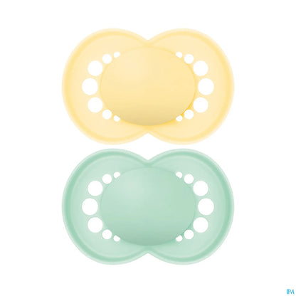 Sucette Original Tendance Silicone 18 Mois Bleu 2 Unités