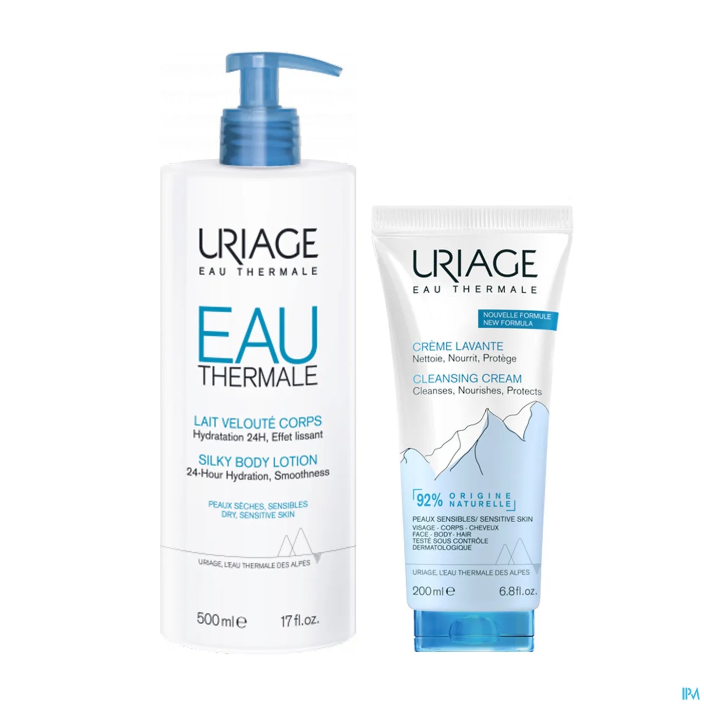 Lait Velouté Corps 500 ml et Crème Lavante 200 ml Offerte