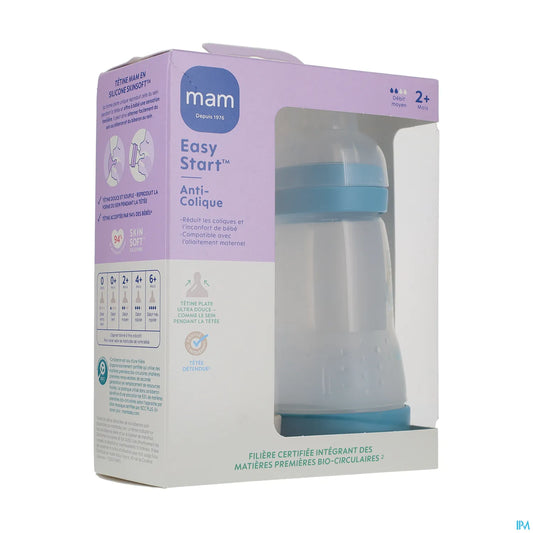 Easy Start Anti-Colic Baby Bottles 260ml Pack of 2 Ocean Sand