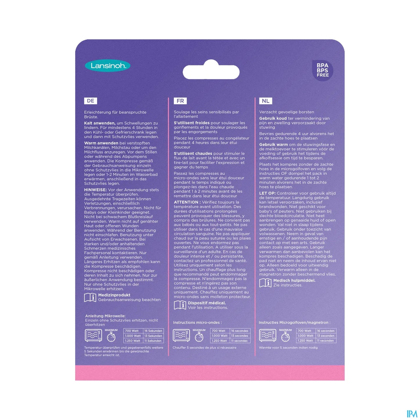 Compresses Thermoperles 3 en 1 X2