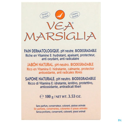 Marsiglia Pain Dermatologique Protecteur à la Vitamine E 100g