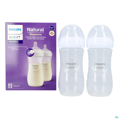 Philips Avent Biberon Natural Response 330ml Lot de 2