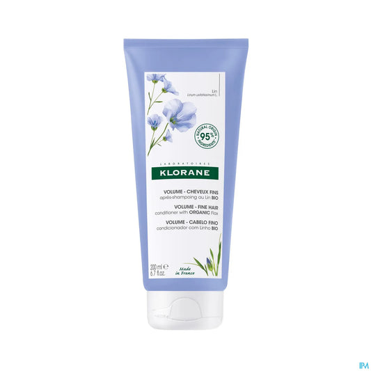 Conditioner with Flax Fibers for Volume and Detangling for Fine Hair without Volume 200ml