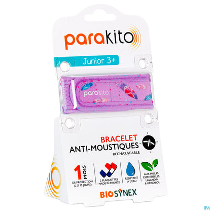 Braccialetto antizanzare ricaricabile Junior Plume per bambini