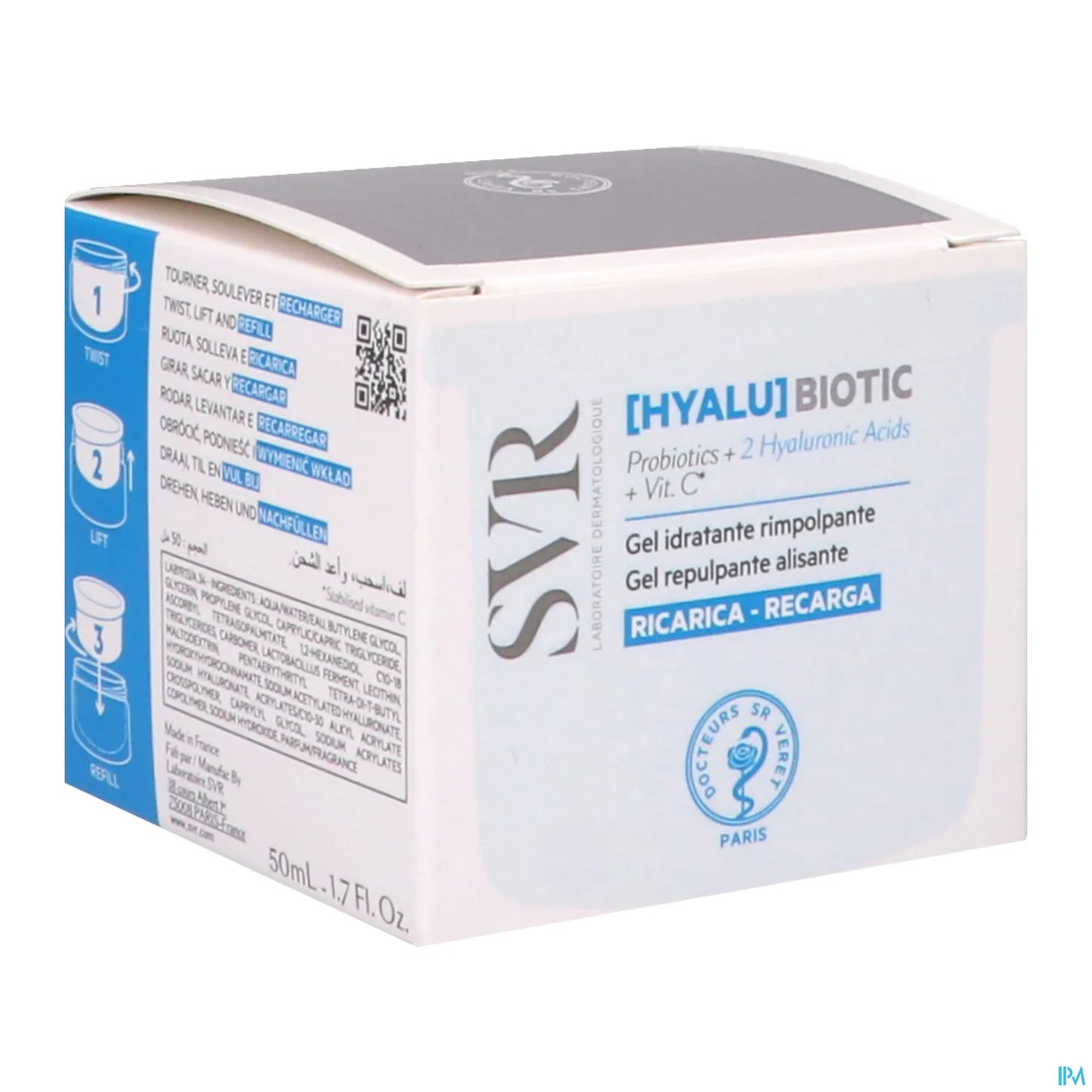 SVR Hyalu Biotic Gelée Repulpante Lissante Recharge 50 mL