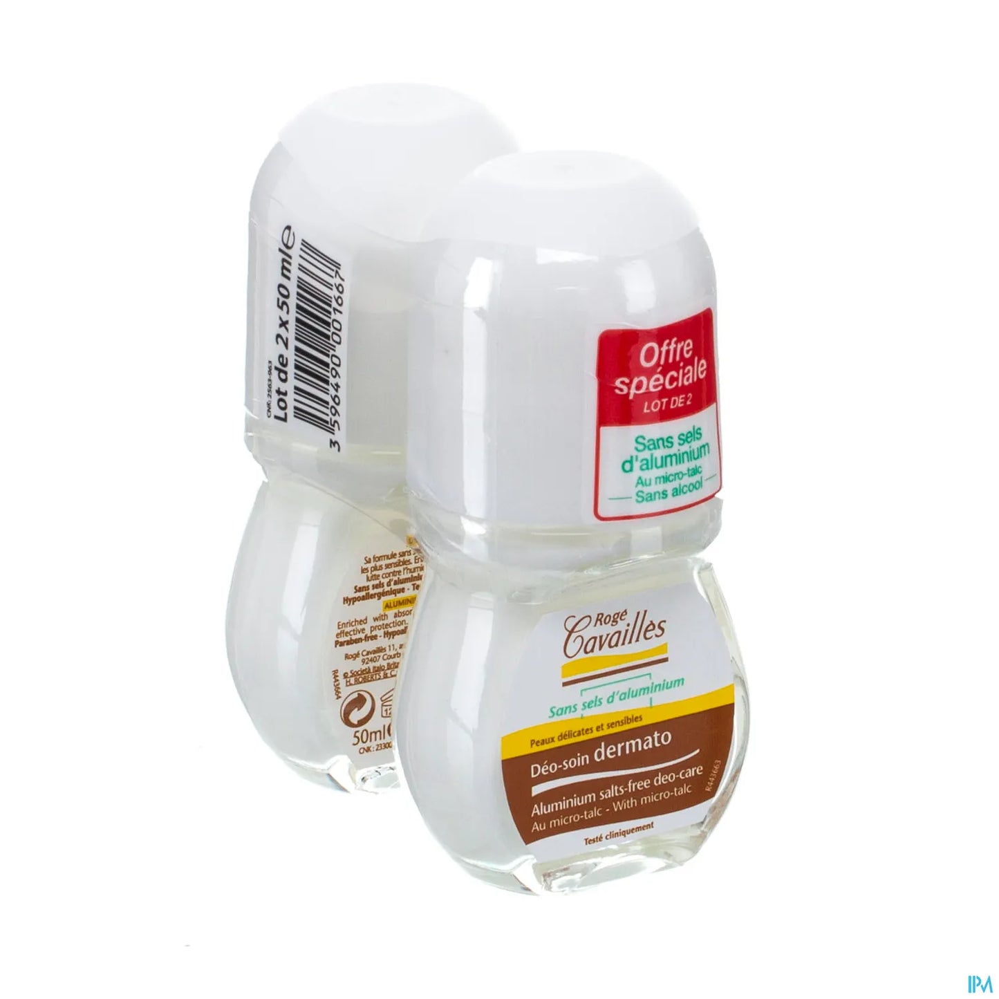 Rogé Cavaillès Déodorant Roll On Déo Soin Dermato 2 x 50 ml