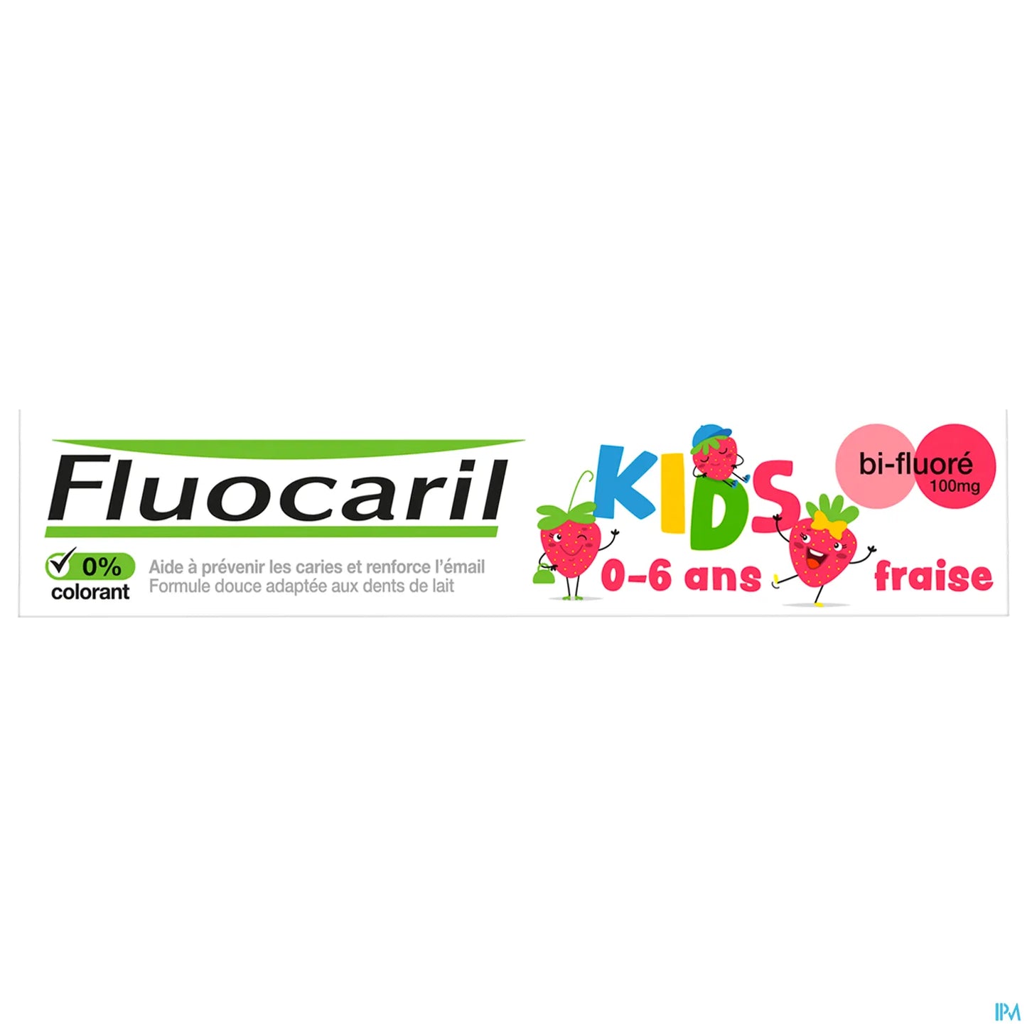 Kids Dentifrice Gel Fraise 0-6 Ans 50ml