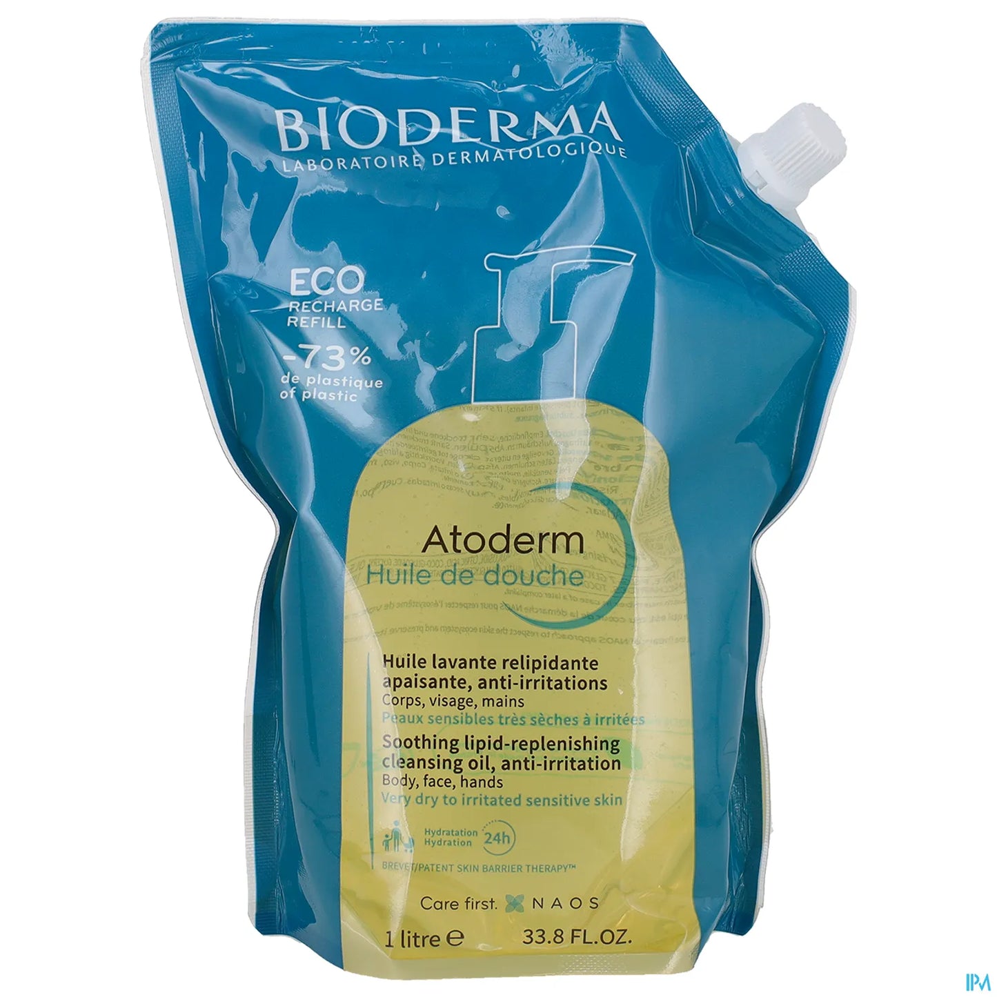 Atoderm Huile de Douche Éco-Recharge 1 Litre