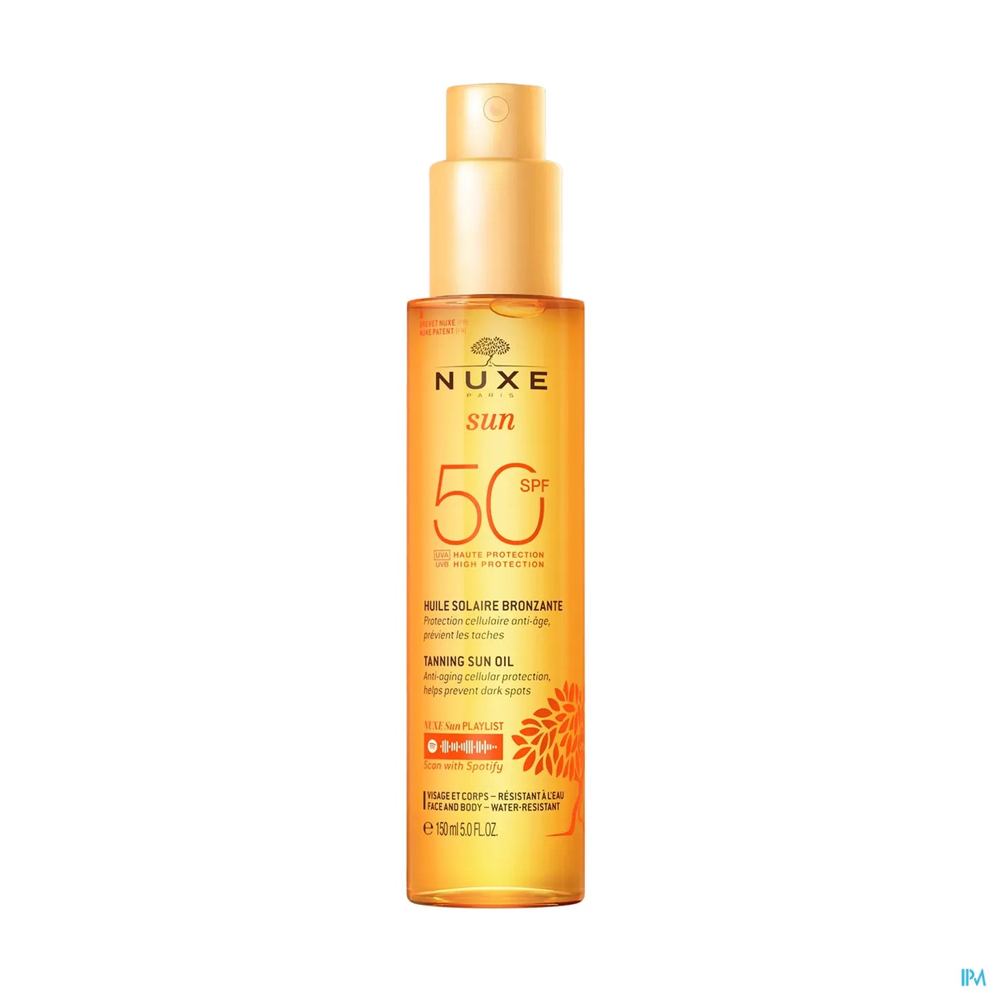 Sun Huile Solaire Or Haute Protection SPF50 150ml