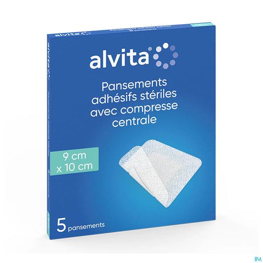 Pansement Adhésif Stérile 9x10 cm Boîte de 5