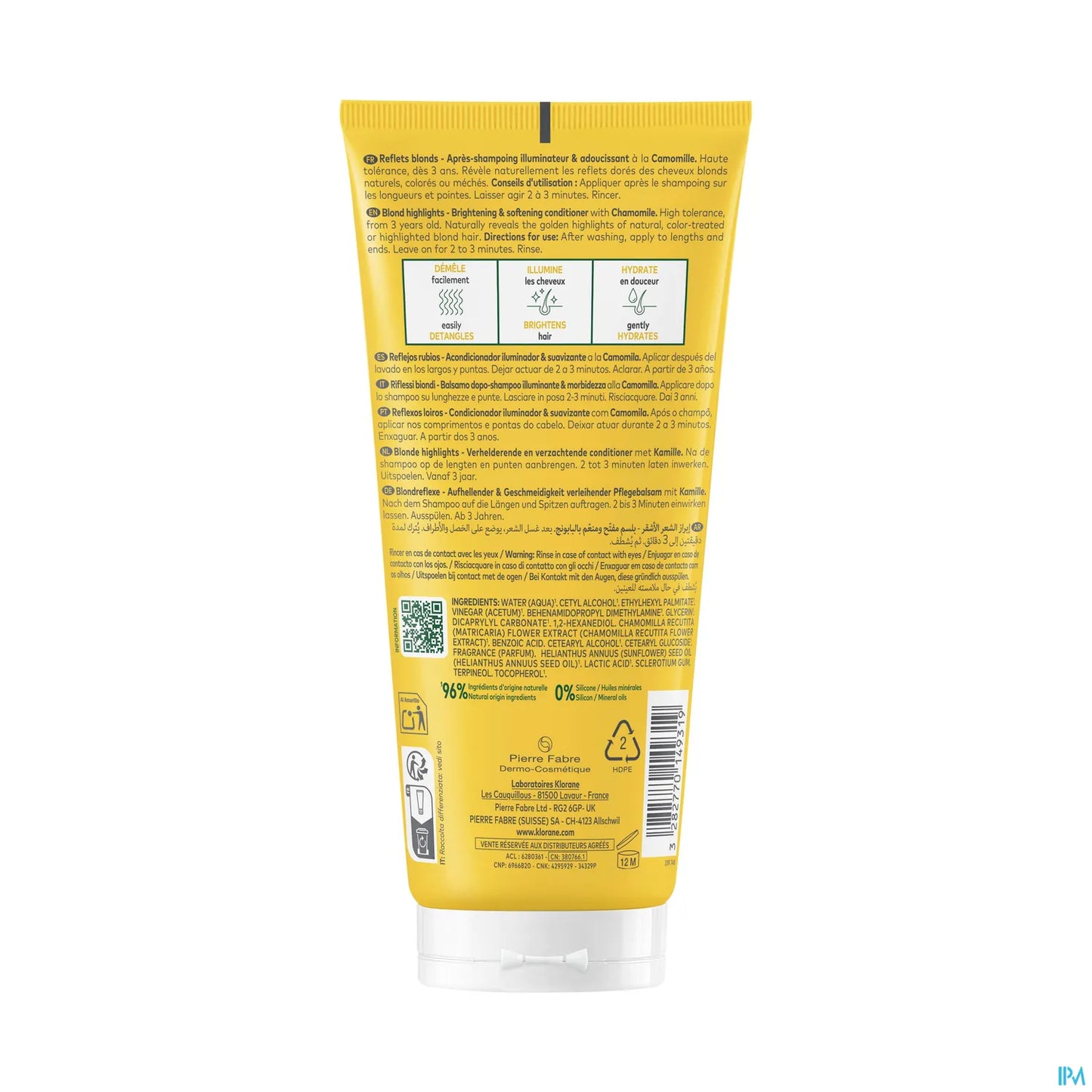 Conditioner Avec Camomille 200ML