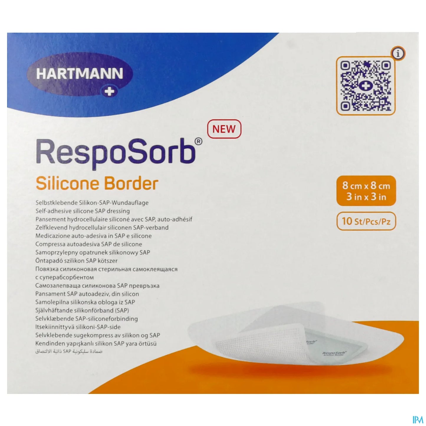 RespoSorb Silicone Border Pans 8x8cm B/10