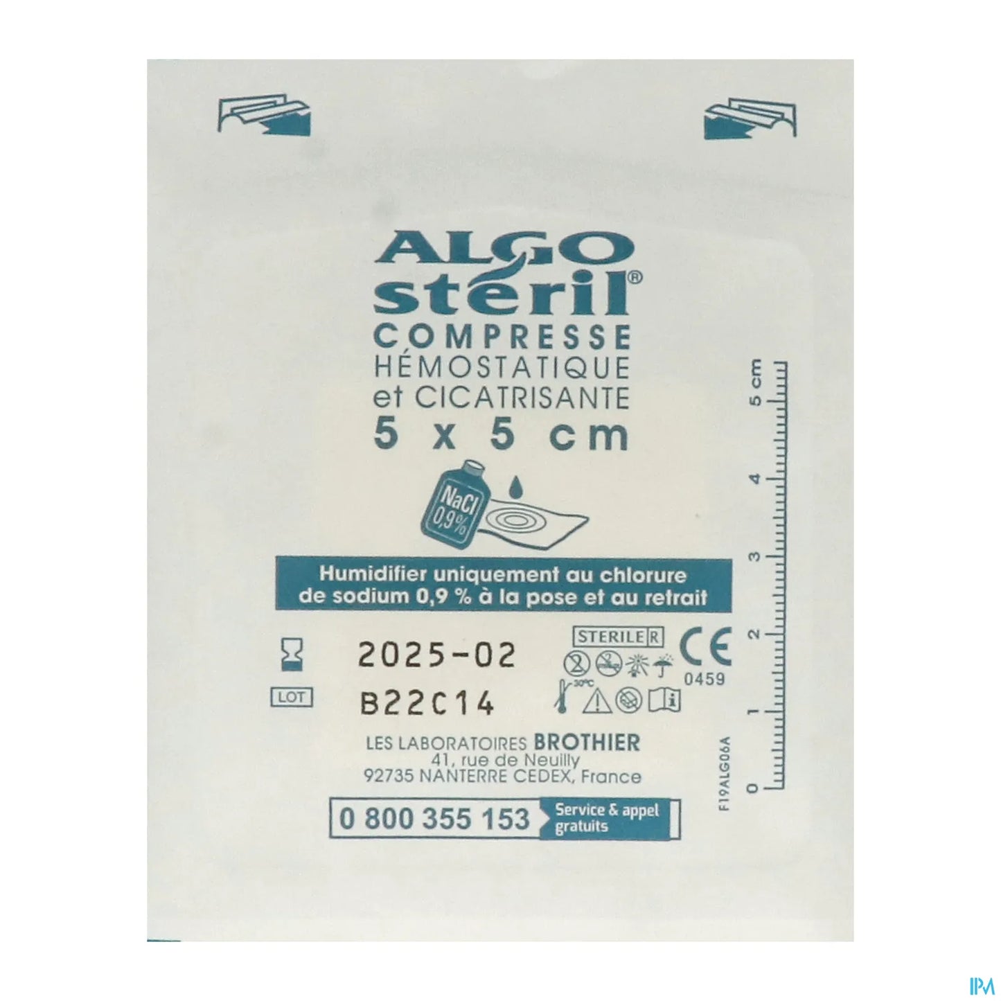 Algosteril 5x5 cm Boite de 10 Compresse