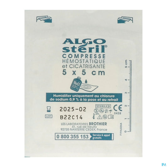 Algosteril 5x5 cm Box of 10 Compresses