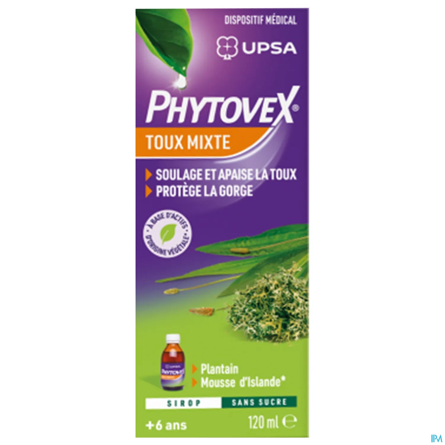 Phytovex Toux Mixte Sirop Sans Sucre 120ml