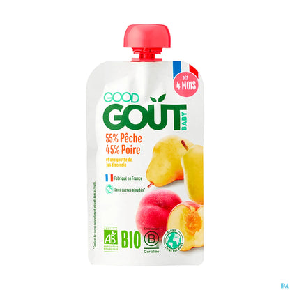Peach Pear Fruit Puree 120g