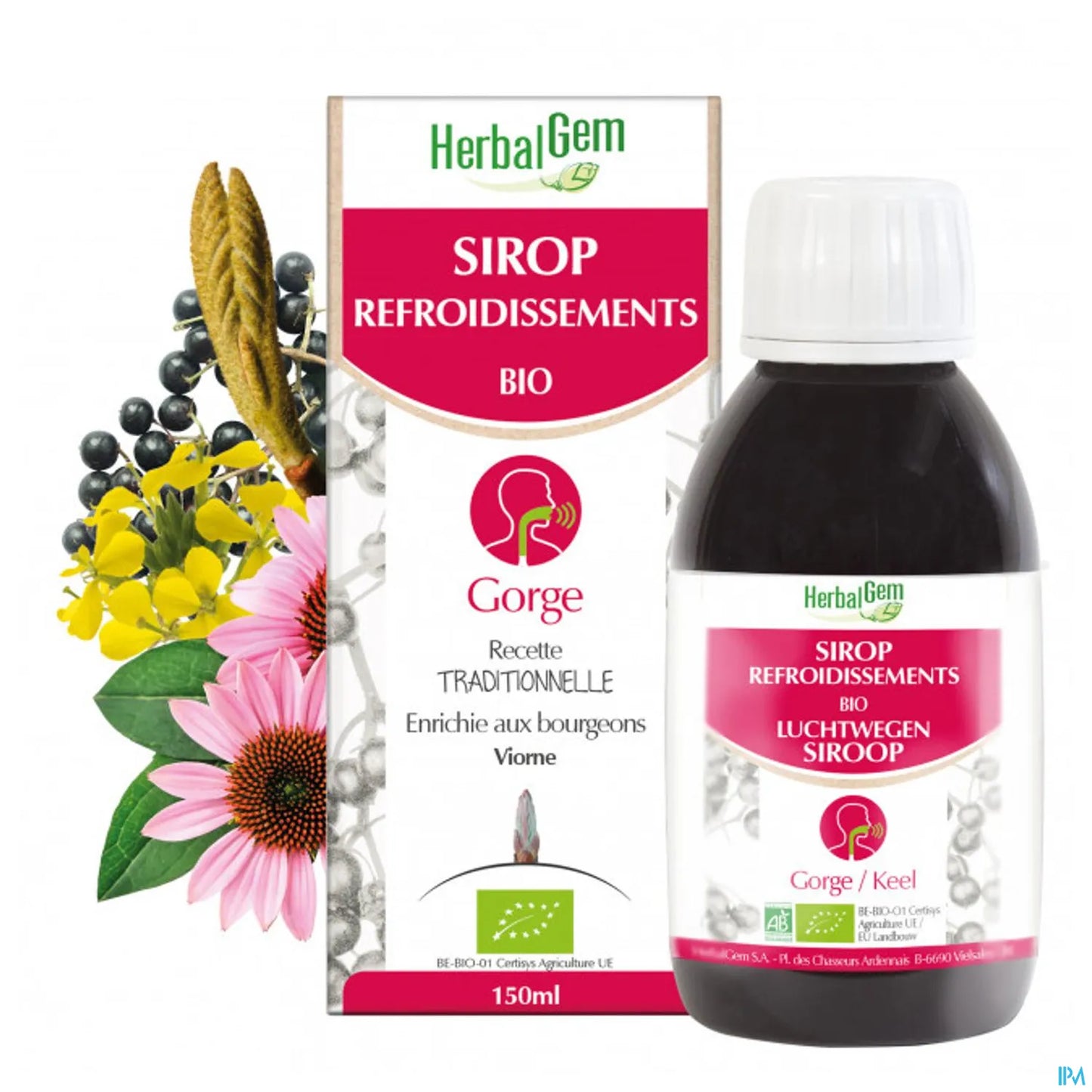 Sirop Apaisant Gorge Bio 150 ml