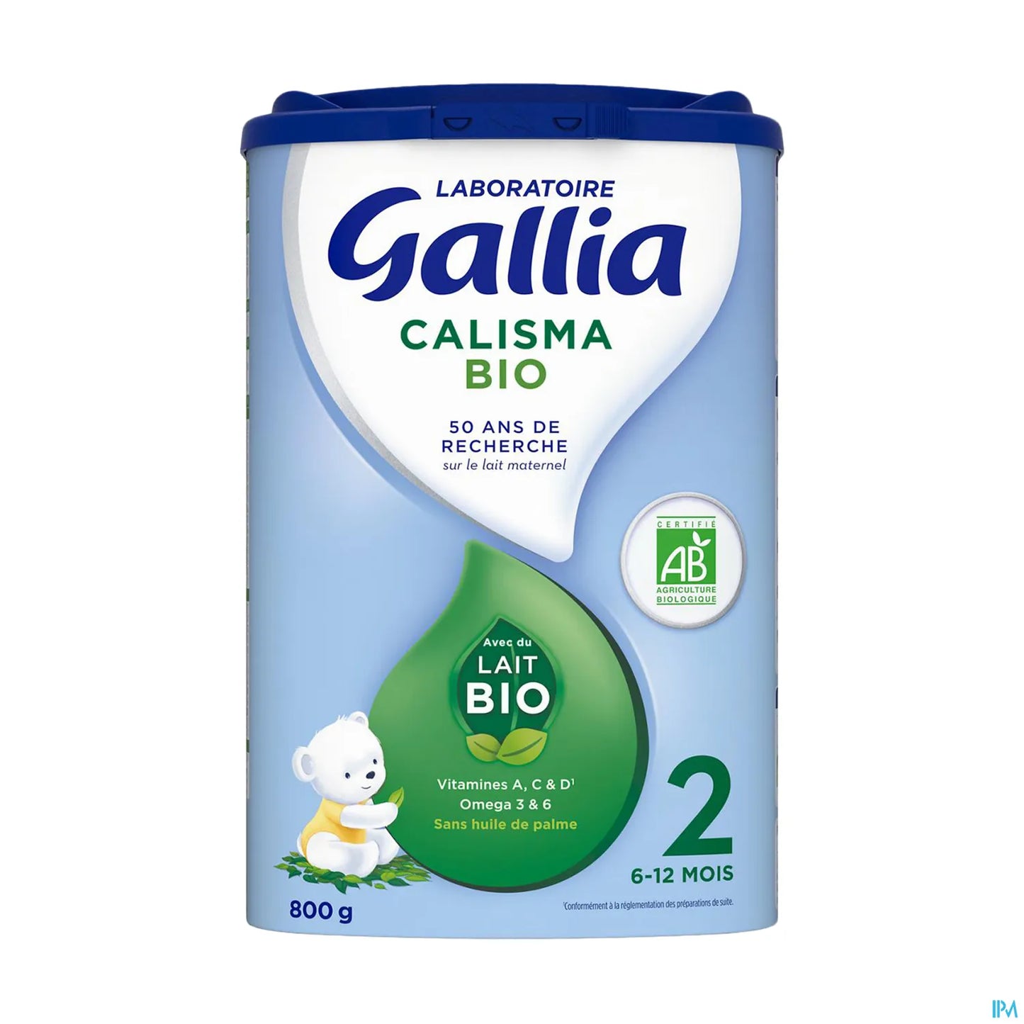 Gallia Calisma Bio 2 Lait en Poudre 800 g