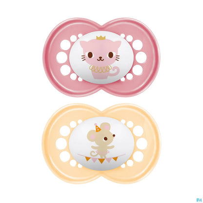 Sucette Silicone Original Animaux +18 Mois Lot de 2