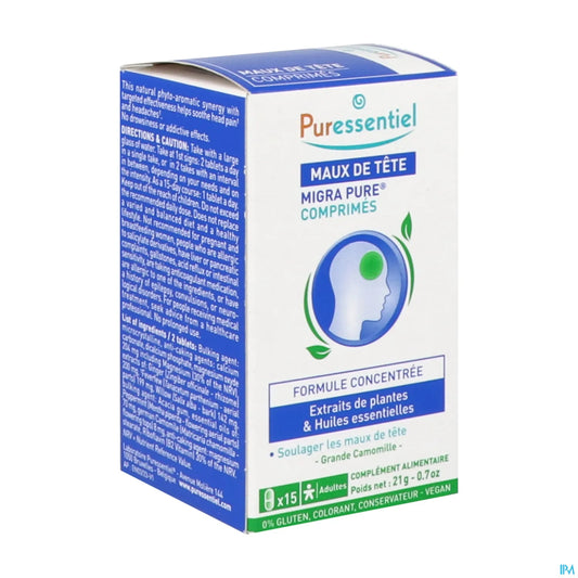Migra Pure Mal di testa 15 compresse