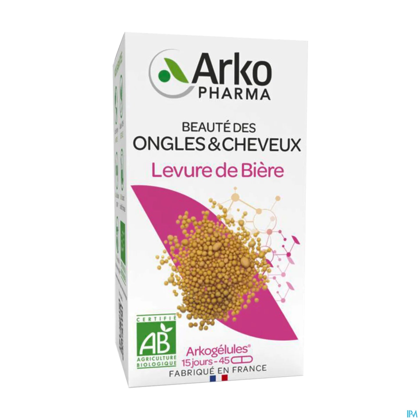 Arkogélules Bio Levure de Bière 1335mg Revivifiable 45 Gélules