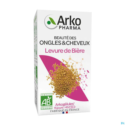 Arkogélules Bio Levure de Bière 1335mg Revivifiable 45 Gélules