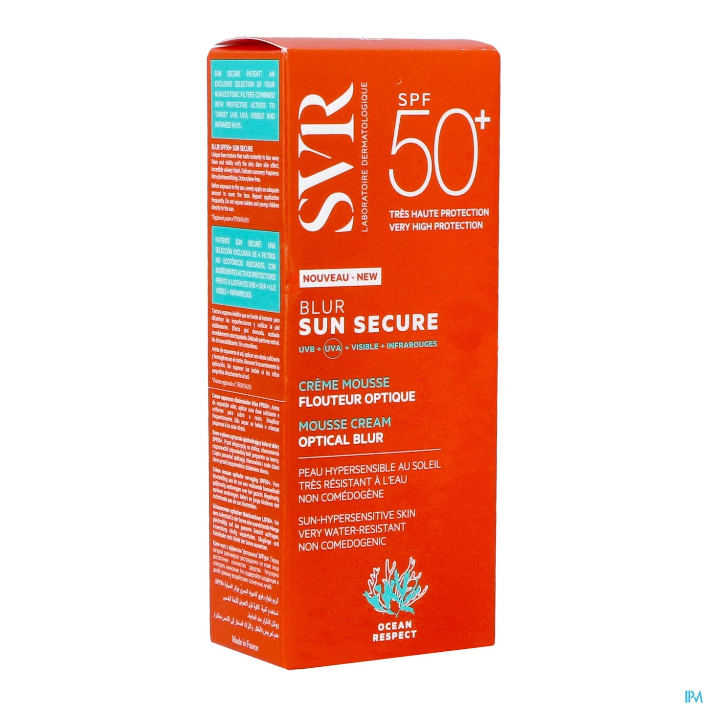 Crema mousse ottica sfocante Sun Secure Blur SPF50+ 50 ml