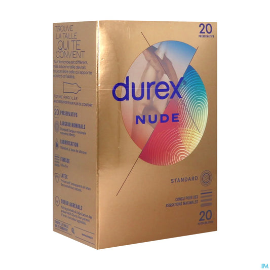 Préservatifs Nude Ultra Fin - 20 Préservatifs
