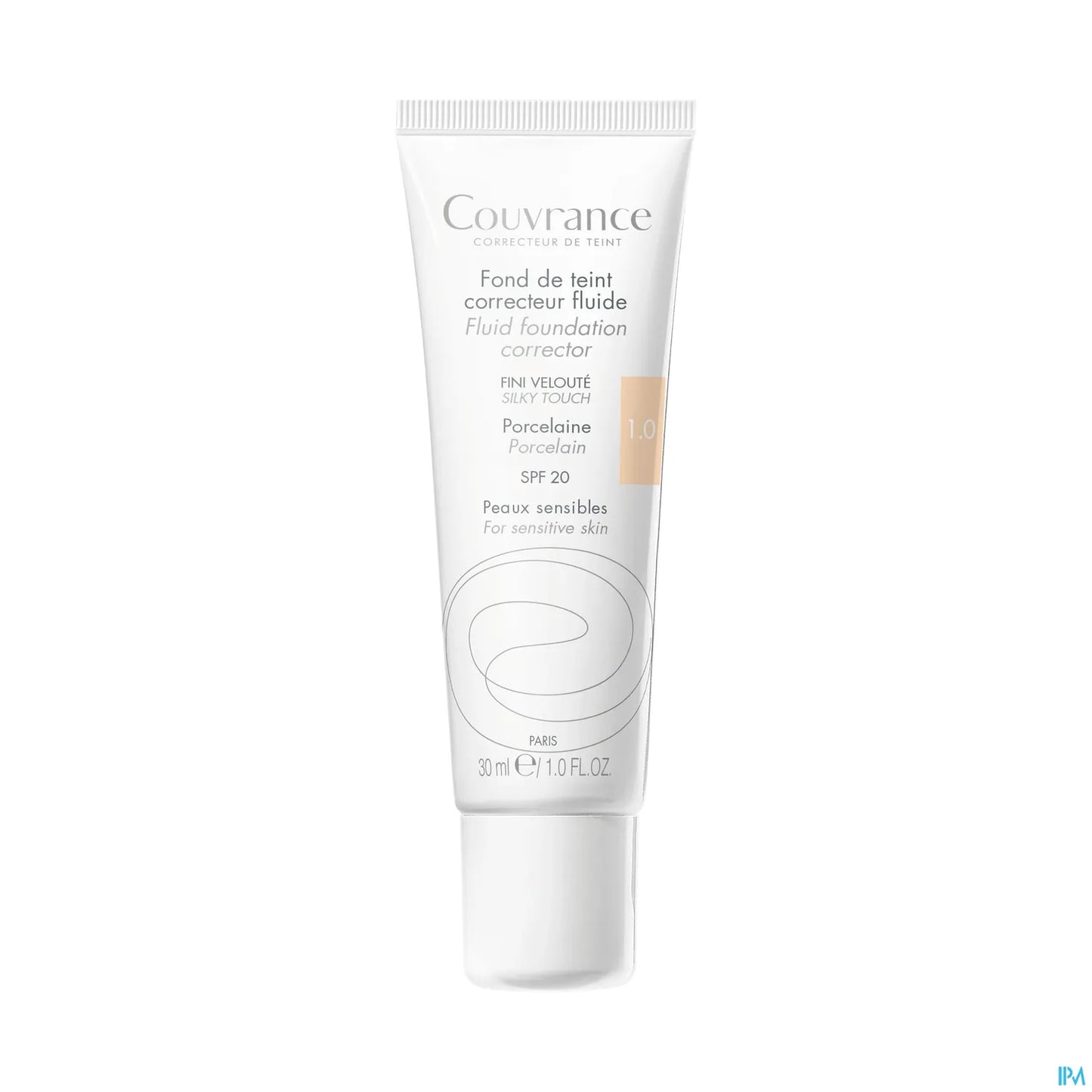 Couvrance Fond de Teint Correcteur Fluide Porcelaine 30ML