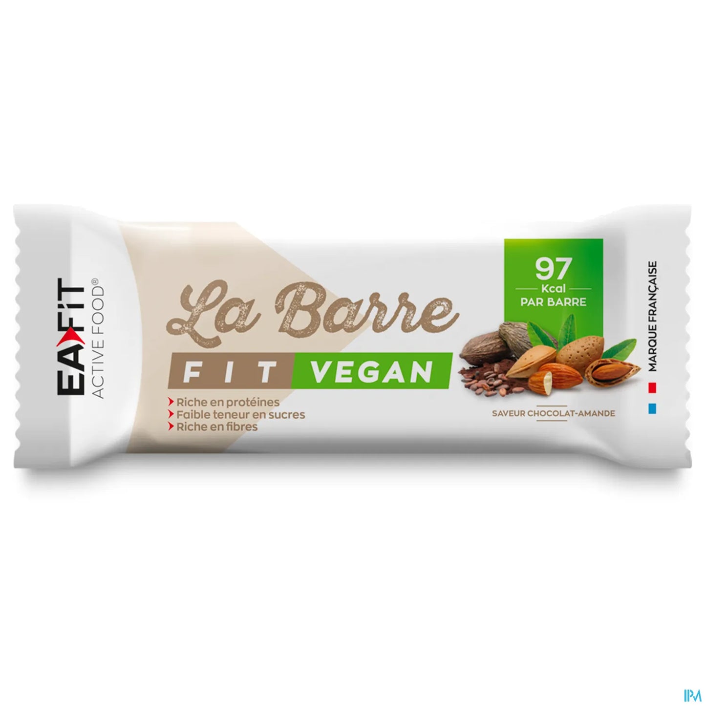 Barretta vegana Fit al cioccolato e mandorle 28 g