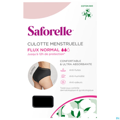 Slip mestruali classici biologici a flusso normale, taglia 34-36