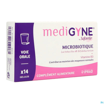 Saforelle Medigyne 14 Gélules Microbiotique Vaginal