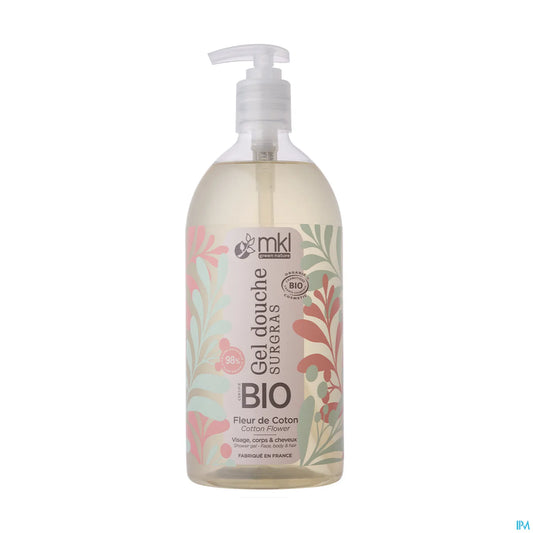 Green Nature Organic Cotton Flower Superfatted Shower Gel 1L
