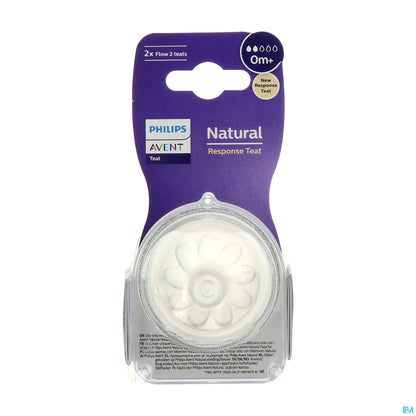 Philips Avent Natural Response Tétine Silicone T2 X2