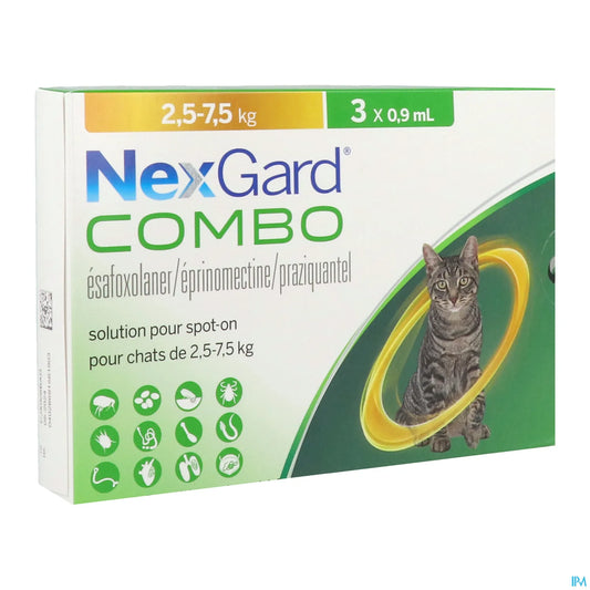 Spot On Cat 2.5–7.5 kg 3 Applicators