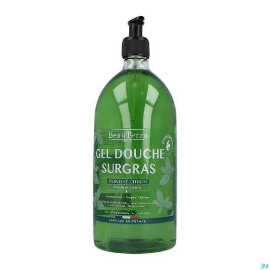 Gel Douche Surgras Verveine Citron 1L