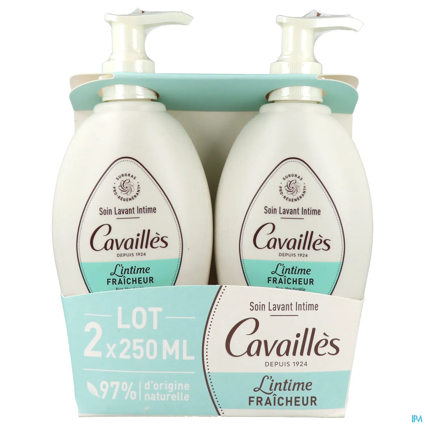 Confezione da 2 x 250 ml di detergente intimo fresco