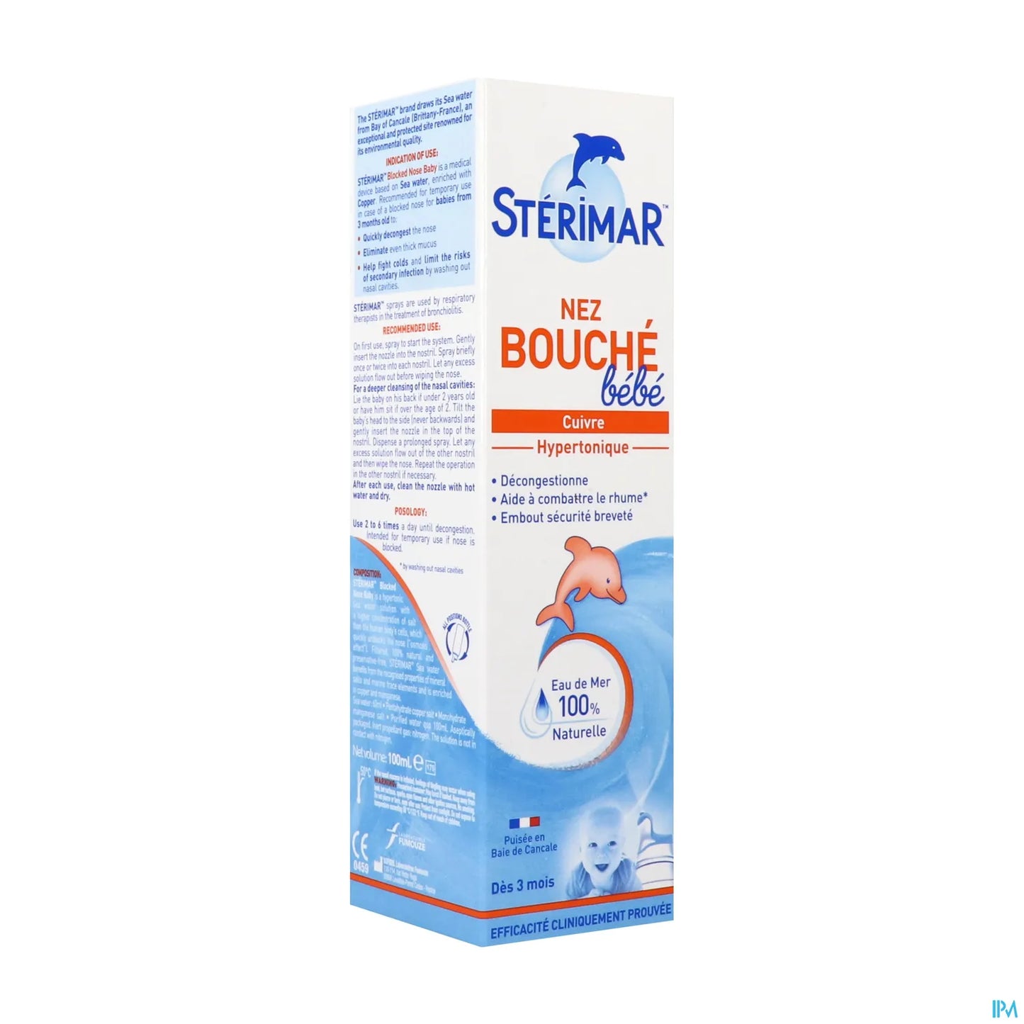 Spray Bébé Nez Bouché 100 mL
