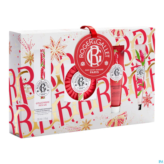 Coffret Rituel Gingembre Rouge 30 mL 50 mL 30 mL 100 g