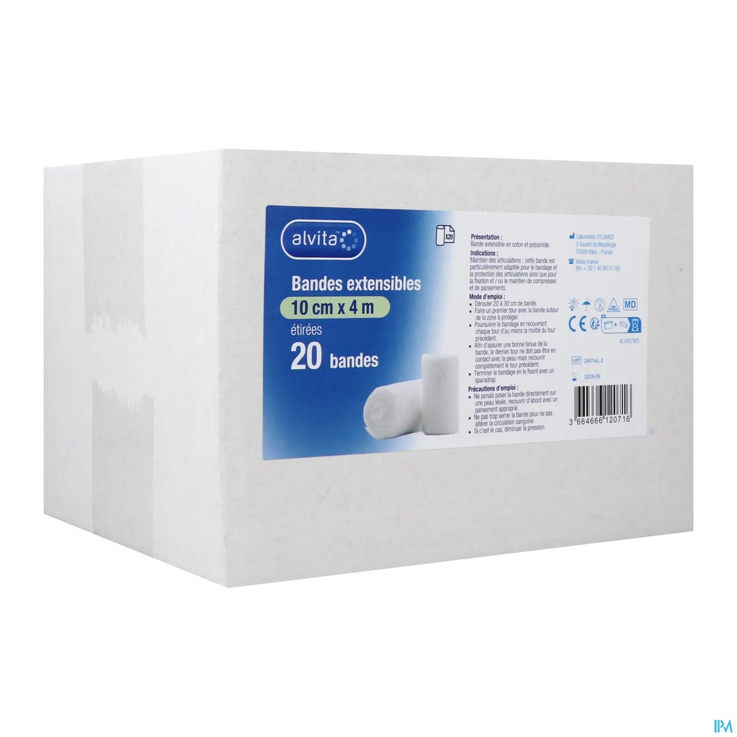 Fascia elastica 10 cm x 4 m 20 unità